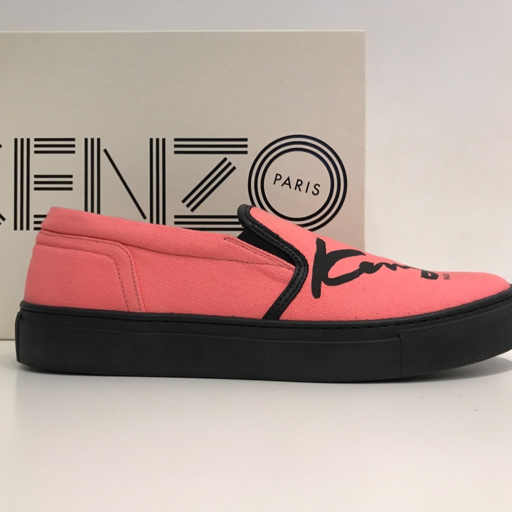 Brand New Kenzo Signature Slip-ons